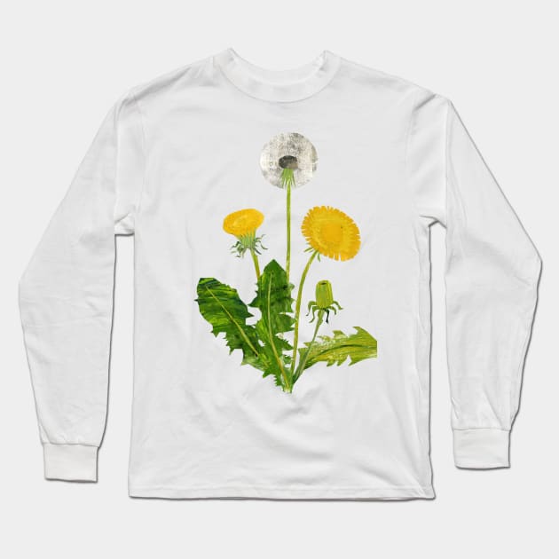 Dandelion Long Sleeve T-Shirt by Babban Gaelg